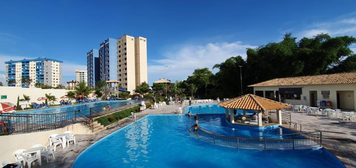 SUÍTE PARA ATÉ 4 PESSOAS EM GOLDEN DOLPHIN GRANDE HOTEL PISCINA 24h Caldas Novas Exterior foto